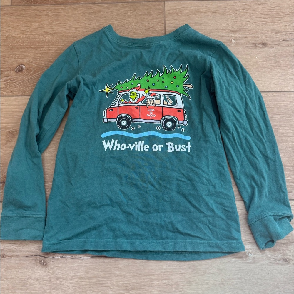 Life is Good Who-ville or Bust Long Sleeve Shirt